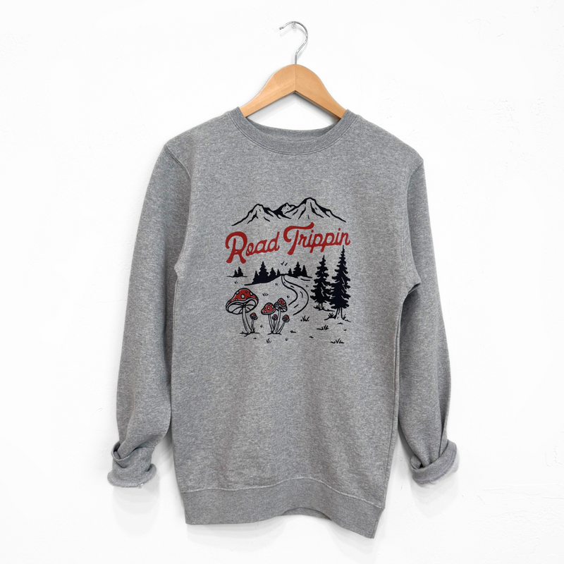 Road Trippin Unisex Pullover - Heather