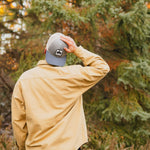 Tri Tone Tree Trucker - Grey/Blue