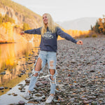 Frickin Freezin Unisex Long Sleeve - Navy