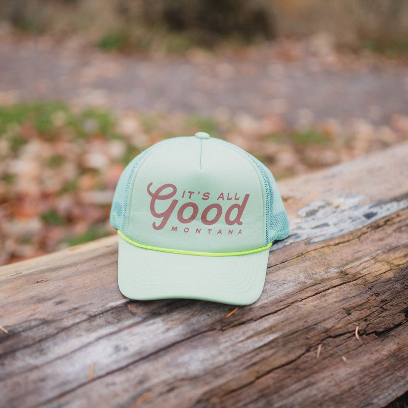 It's All Good Montana Foam Trucker - Mint