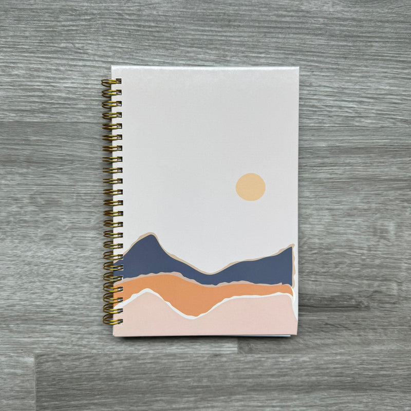 Mountain Sun Notebook - Taupe- Discontinued