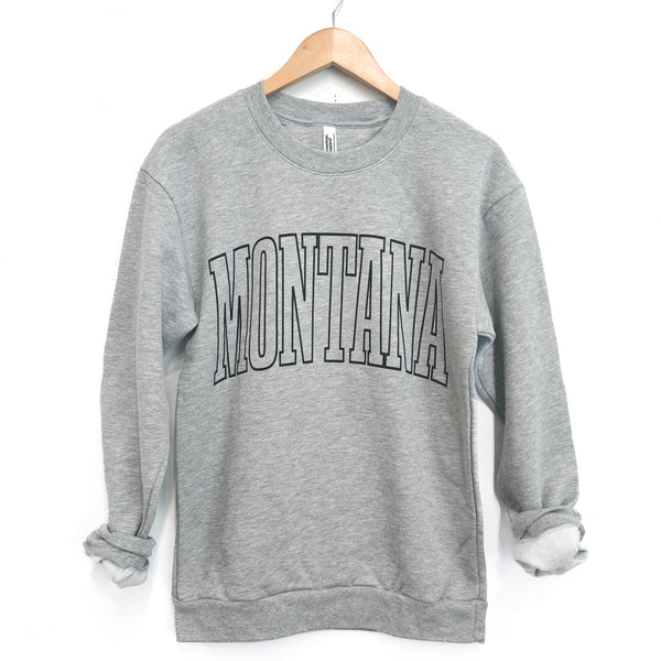 Montana Unisex Pullover - Heather Grey - The Montana Scene