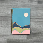 Mountain Sun Notebook - Teal- Discontinued