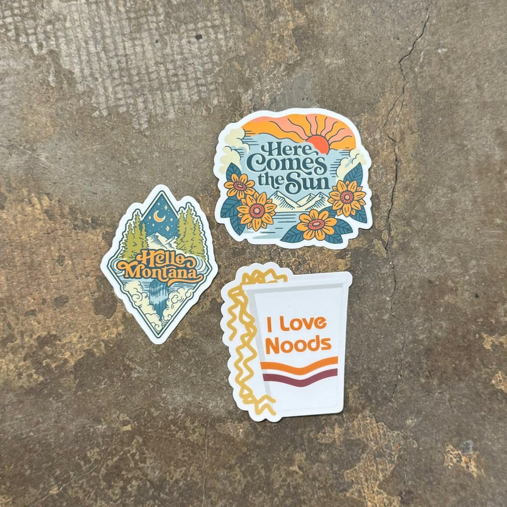 Cheeky Humor Stickers - The Montana Scene