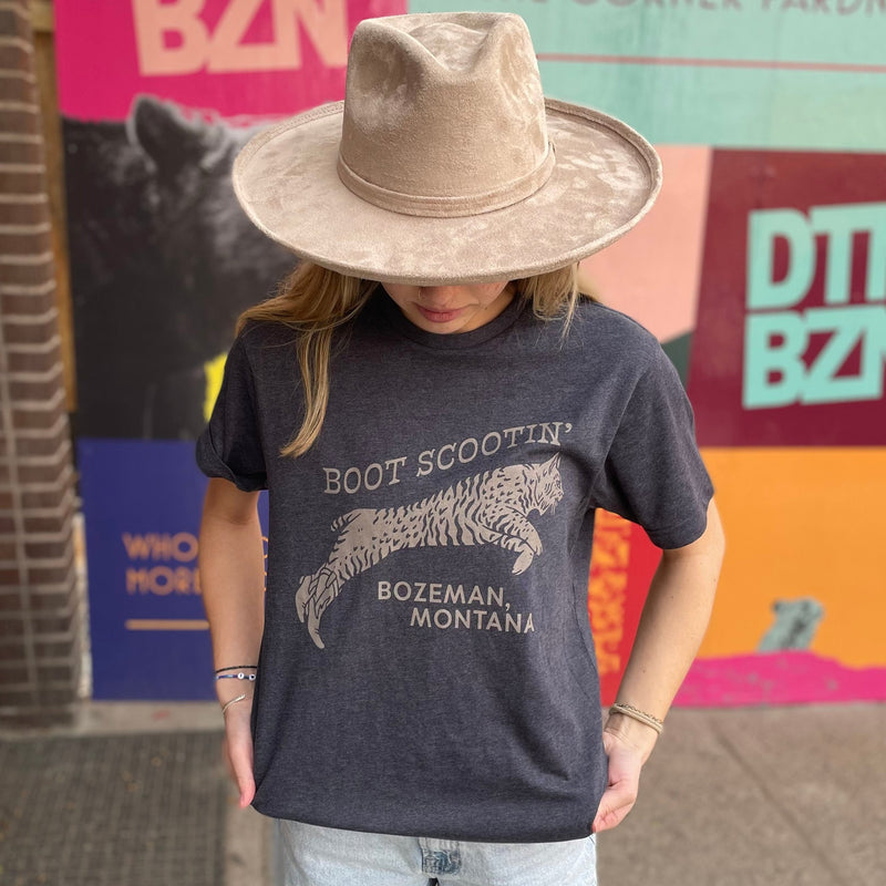 Boot Scootin' Bozeman Unisex Tee - Vintage Navy