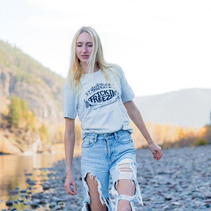 Frickin Freezin Unisex Tee - Silver