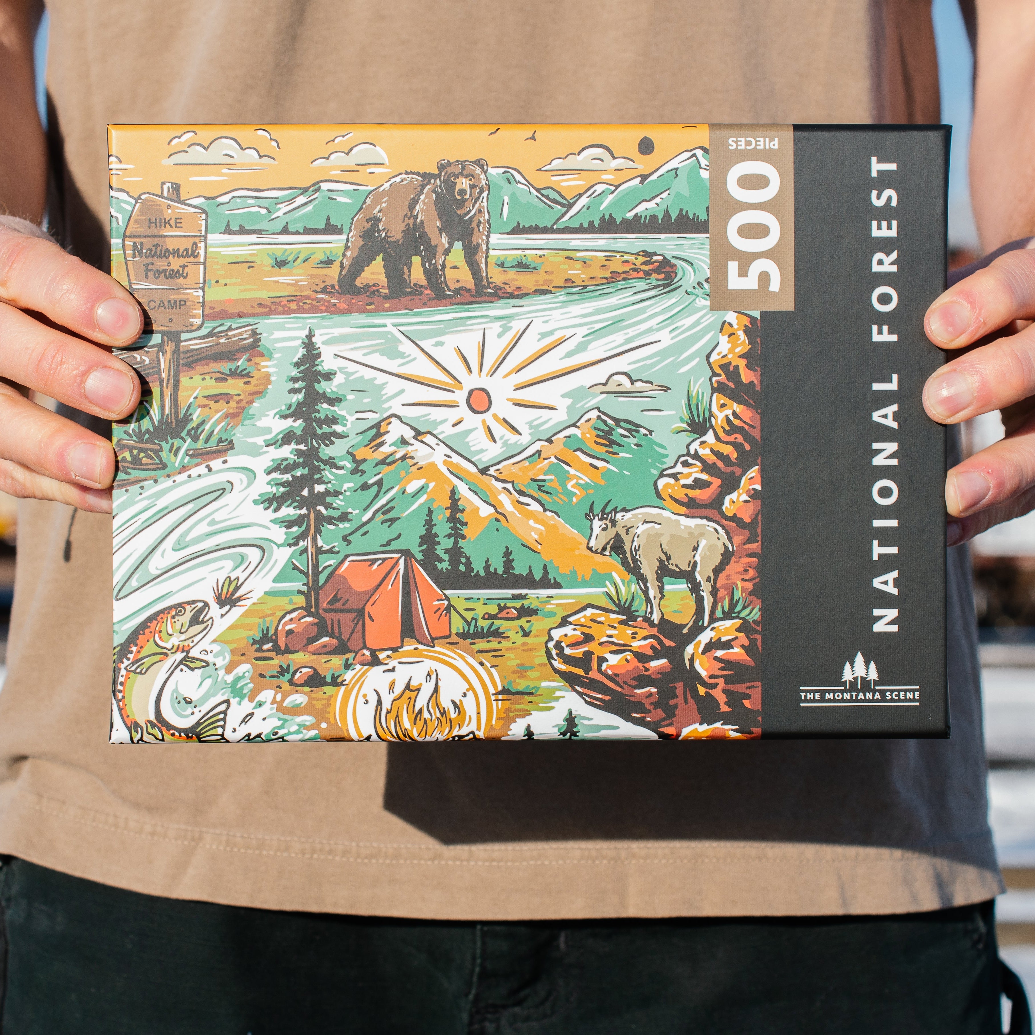 National Forest Puzzle - 500 Piece Puzzle– The Montana Scene