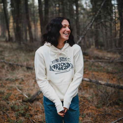 Frickin Freezin Unisex Hoodie - Cream 