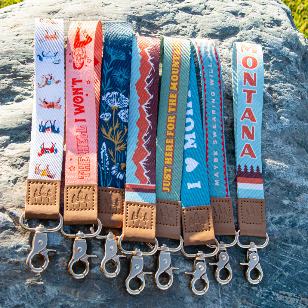 Wristlet Keychains - The Montana Scene