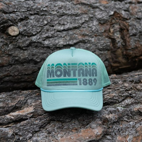 Montana Retro Foam Trucker - Mint