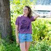 Glacier National Park Unisex Tee - Berry - The Montana Scene