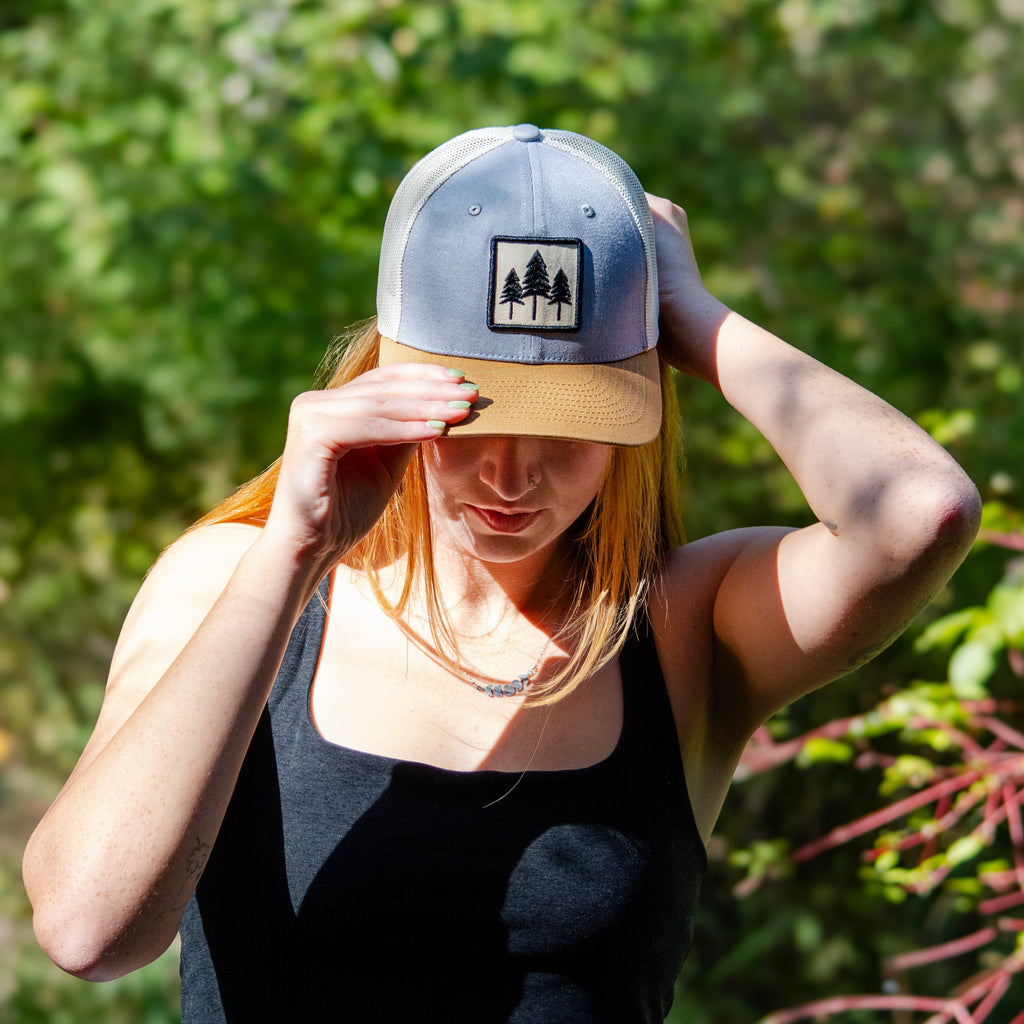 Three Tree Tri Tone Trucker- Mustard - The Montana Scene