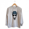 Yo Bison Unisex Pullover - Stone Heather - The Montana Scene