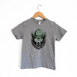 Hey Bear Kids Tee- Heather Grey