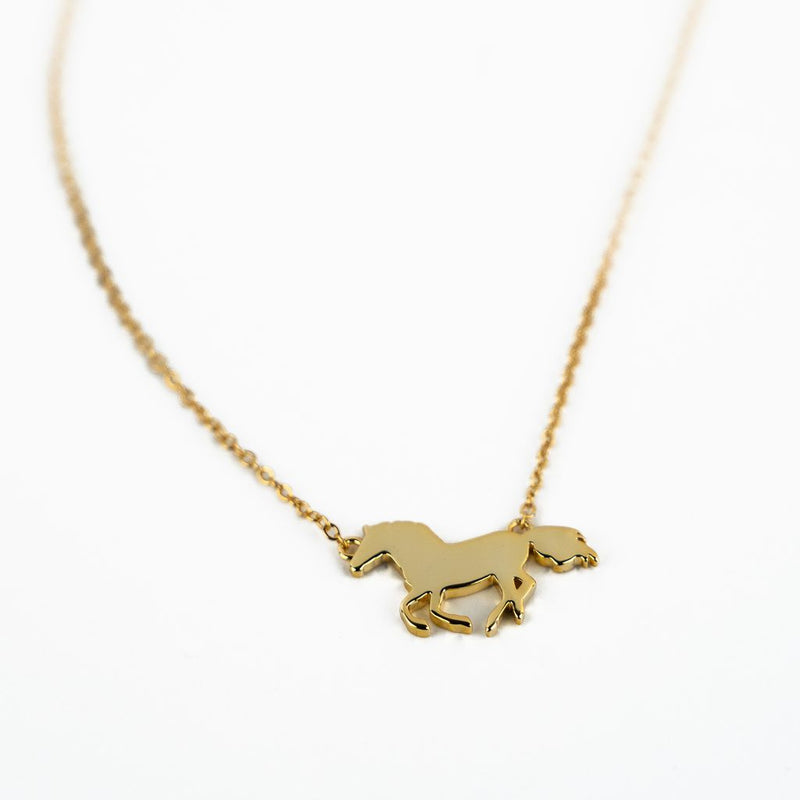 Horse Necklace - Gold- Discontinued
