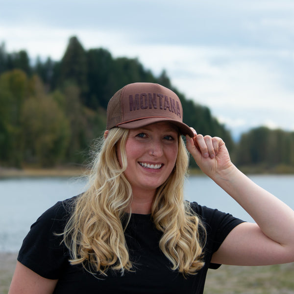 Montana Foam Trucker - Brown - The Montana Scene