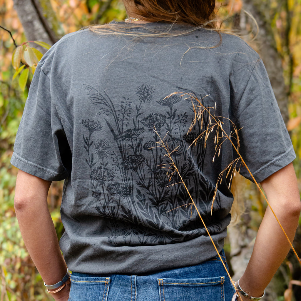 Wild Field Unisex Tee - Pepper - The Montana Scene