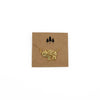 Floral Bison Necklace - Gold