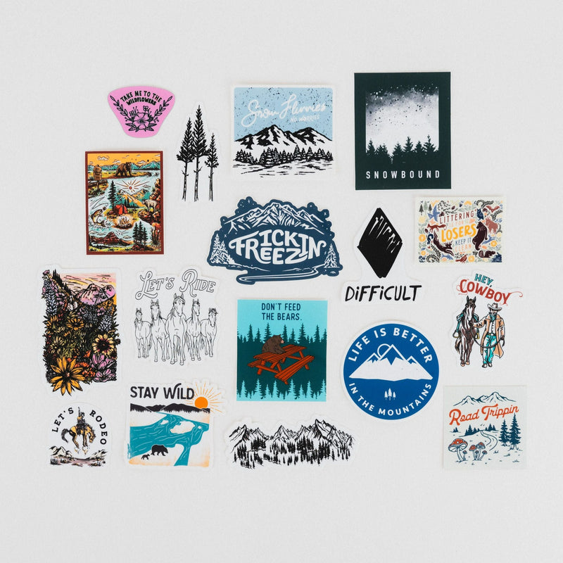 Outdoor Love Stickers