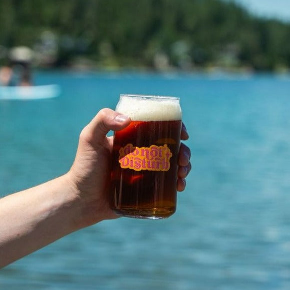 Do Not Disturb Beer Can Glass- Discontinued - The Montana Scene