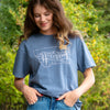 Starry Road Unisex Tee - Blue Jean - The Montana Scene