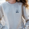 Fireside Unisex Pullover - Bone - The Montana Scene
