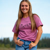 Montana Wildflower Unisex Tee - Cassis - The Montana Scene