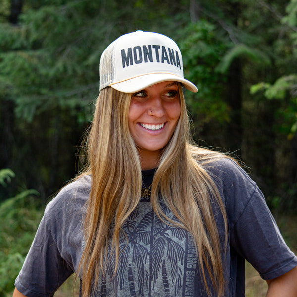 Montana Foam Trucker - Cream - The Montana Scene
