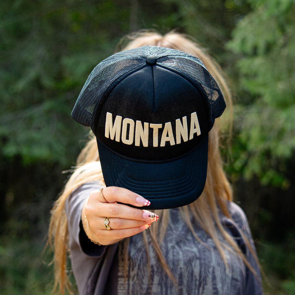 Montana Foam Trucker - Black - The Montana Scene