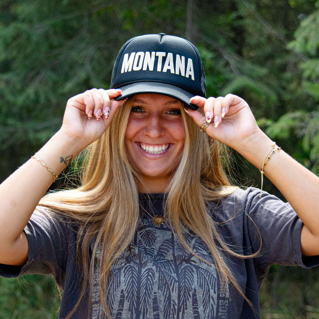 Montana Foam Trucker - Black - The Montana Scene