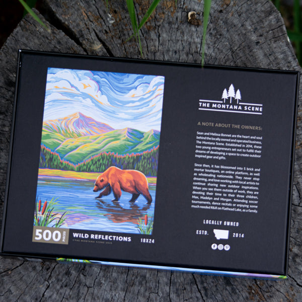 Wild Reflection Puzzle - 500 Piece Puzzle - The Montana Scene