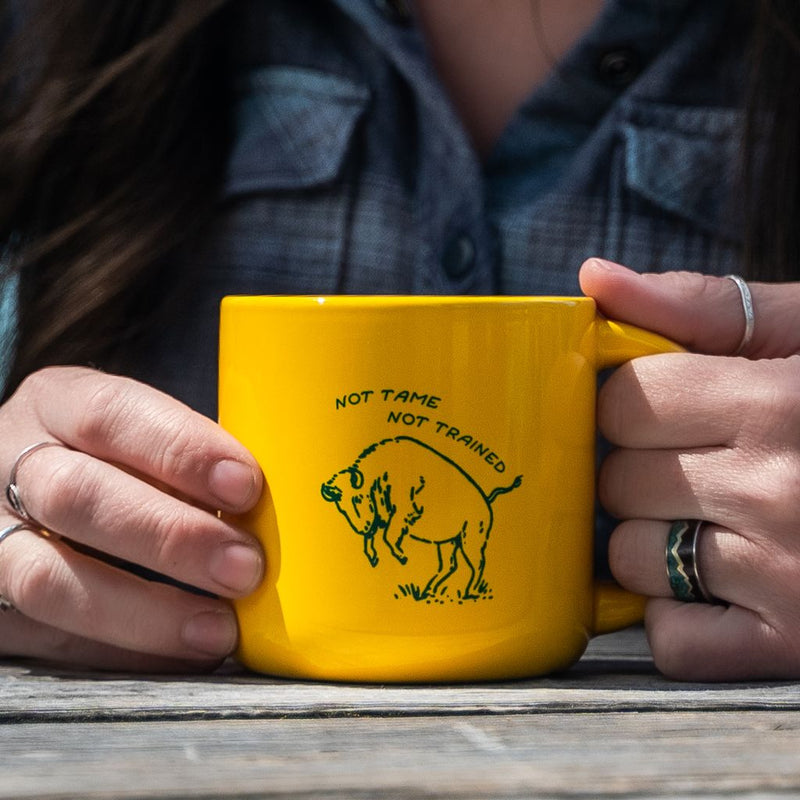 Not Tame Bison Mug - Yellow