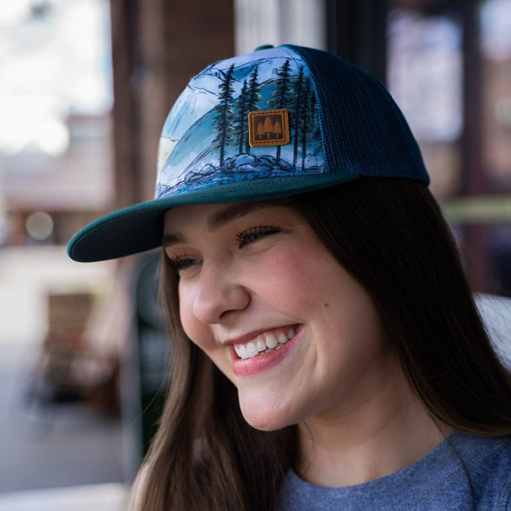 Misty Mountains Unisex Truckers - The Montana Scene