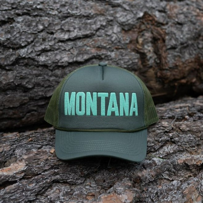 Montana Foam Trucker - Dark Green