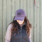 Big 3 Tree Corduroy Trucker - Purple