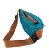 Belt Bag - Spring Floral Teal - The Montana Scene
