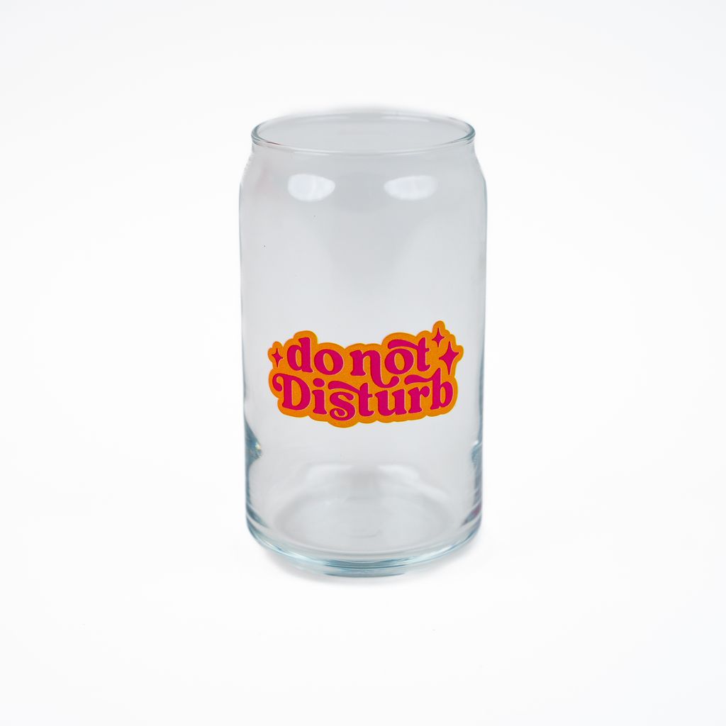 Do Not Disturb Beer Can Glass- Discontinued - The Montana Scene
