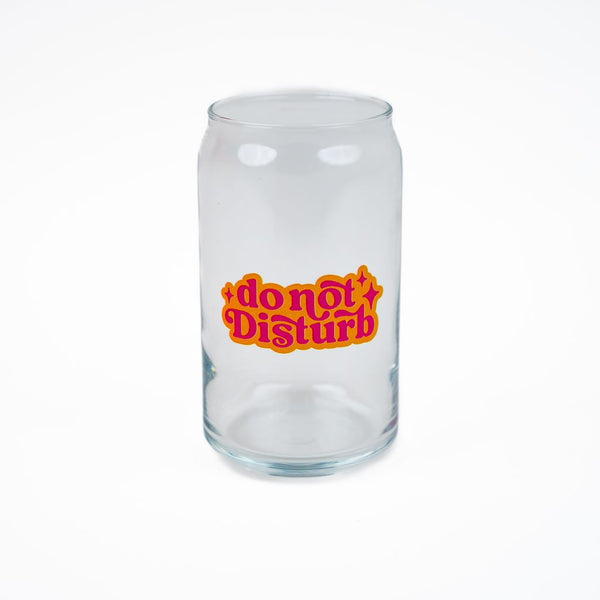 Do Not Disturb Beer Can Glass- Discontinued - The Montana Scene
