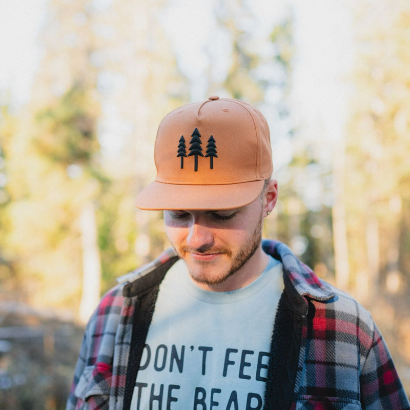 Big Three Tree Snapback - Coyote Brown 