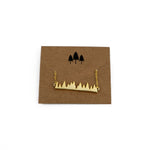 Tree Line Necklace - Gold