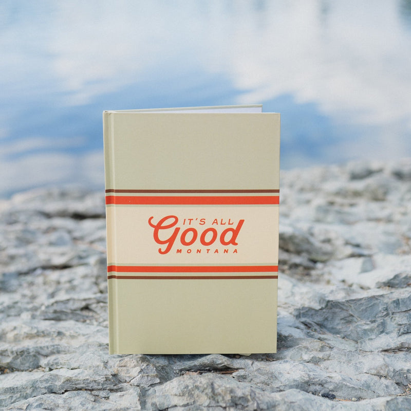 It's All Good Montana Notebook - Retro Stripe
