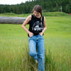 The Hell I Won't Ladies Tank - Black - The Montana Scene