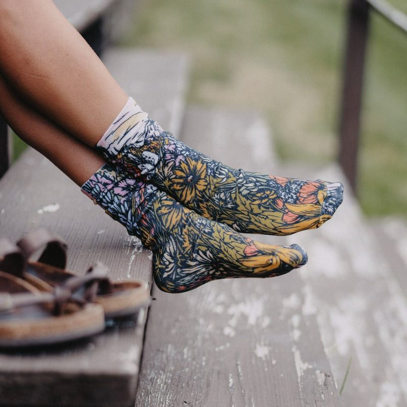 Flower Meadow Unisex Socks - The Montana Scene