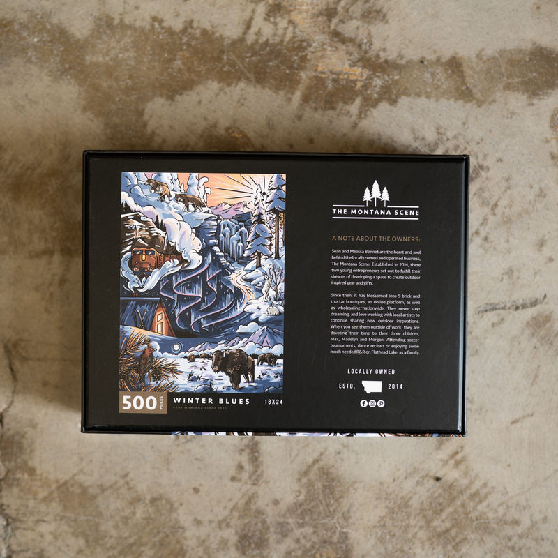 Winter Blues Puzzle - 500 Piece Puzzle