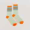 It's All Good Montana Unisex Socks - Orange/Dusty Blue - The Montana Scene