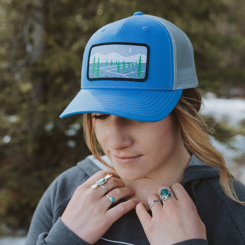 Starry Road Trucker - Blue