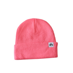 Three Tree Foldover Beanie - Pink