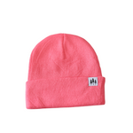 Three Tree Foldover Beanie - Pink - The Montana Scene