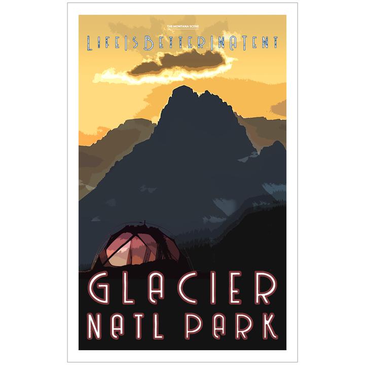 Life is Better in a Tent GNP Poster