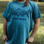 Montana Fish Toddler Tee - Surf